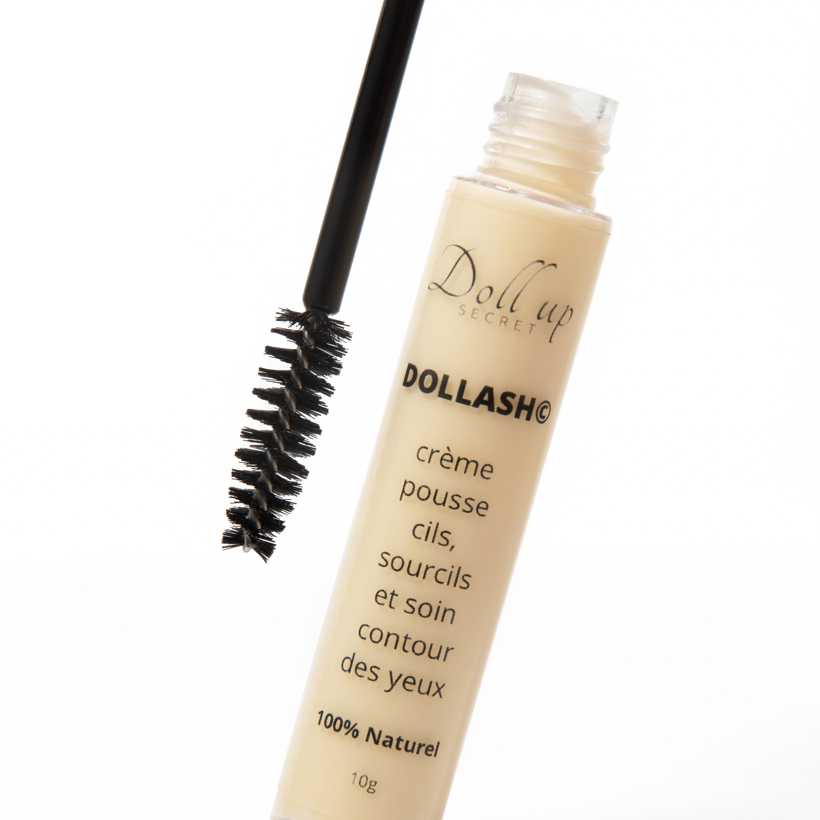 Dollash© en brosse - Crème pousse cils, sourcils et soin contour des yeux (10g)