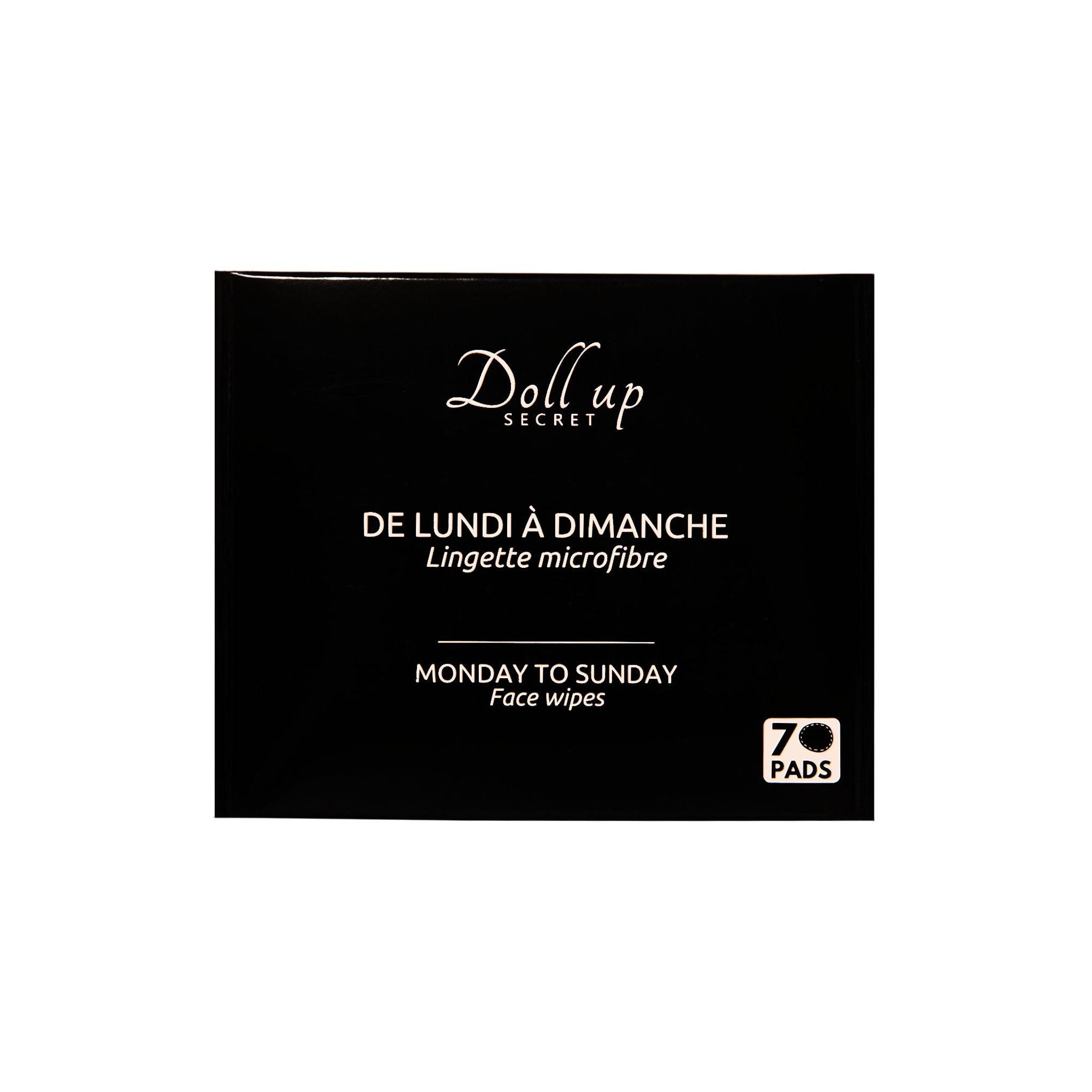 De Lundi à Dimanche - Pads Démaquillants Réutilisables en Microfibre – Doux, Efficaces &amp; Écologiques